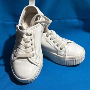 Michael Kors Summer Aline sneakers in white faux-leather girl's size 11